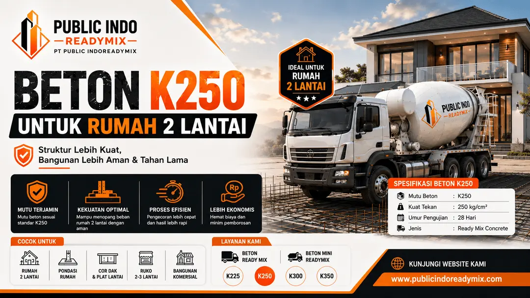 Harga Beton Readymix K225 Bekasi